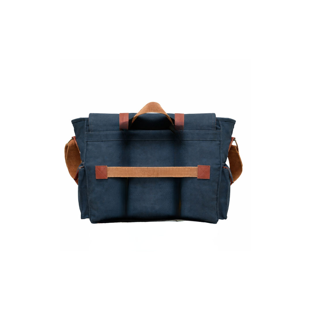 Blue Unisex Messenger Bag for Everyday Use 176